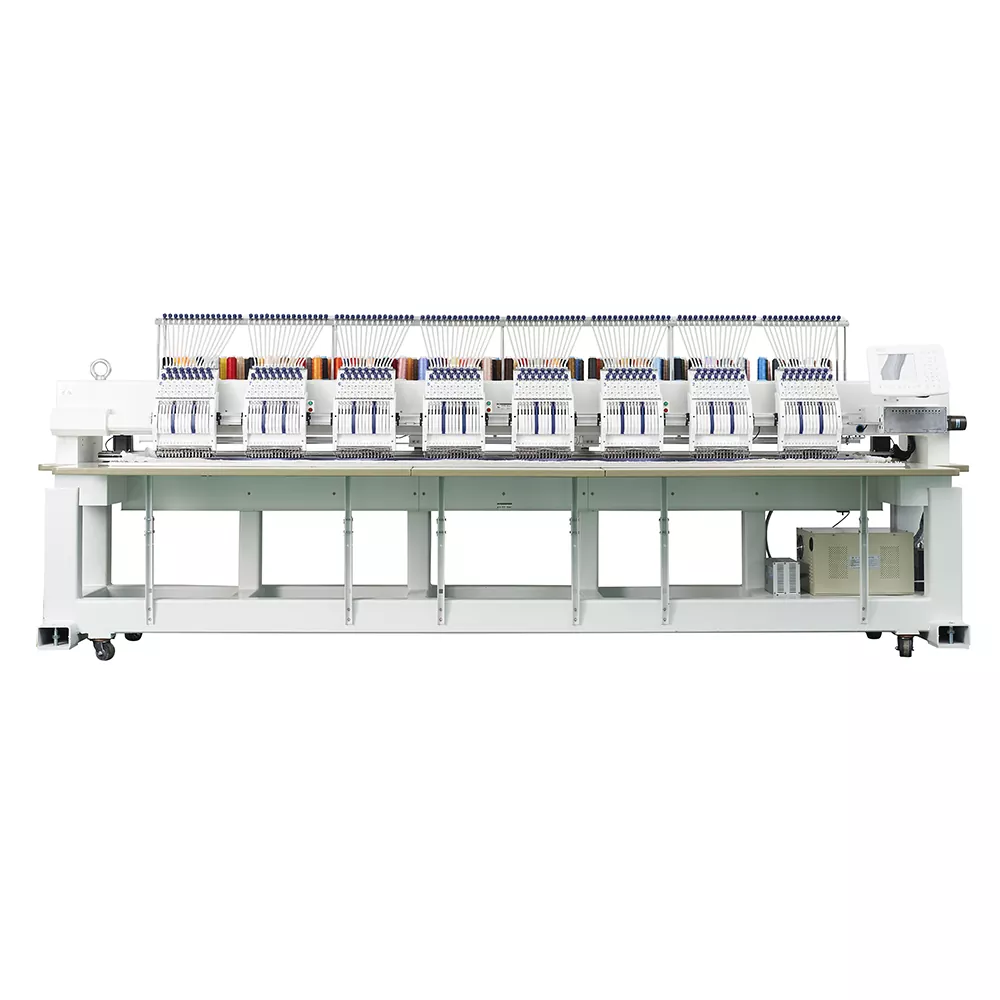 Máy thêu đầu thứ tám với thiết bị đặc biệt