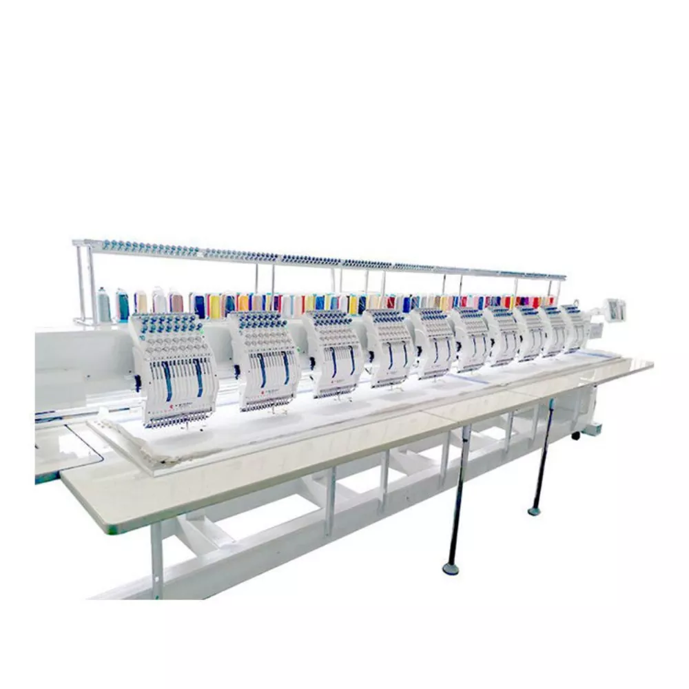 Máy thêu mười đầu với thiết bị đặc biệt